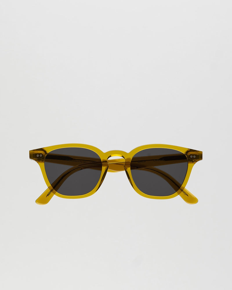 River Caramel - grey solid lens