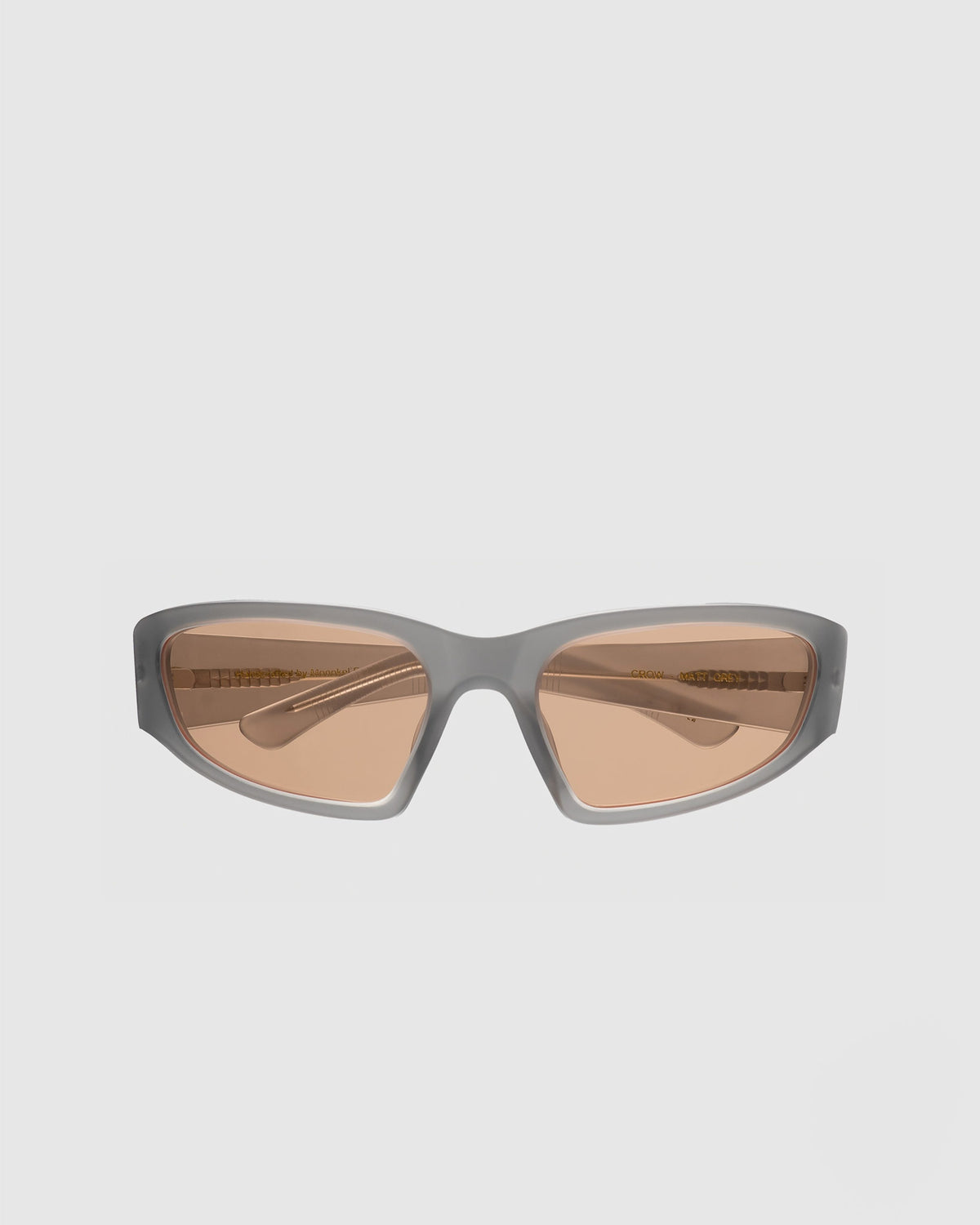 Crow matt Grey - orange solid lens