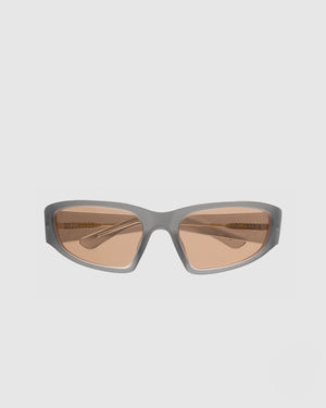 Crow matt Grey - orange solid lens