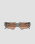 Eclipse matt Grey - orange solid lens