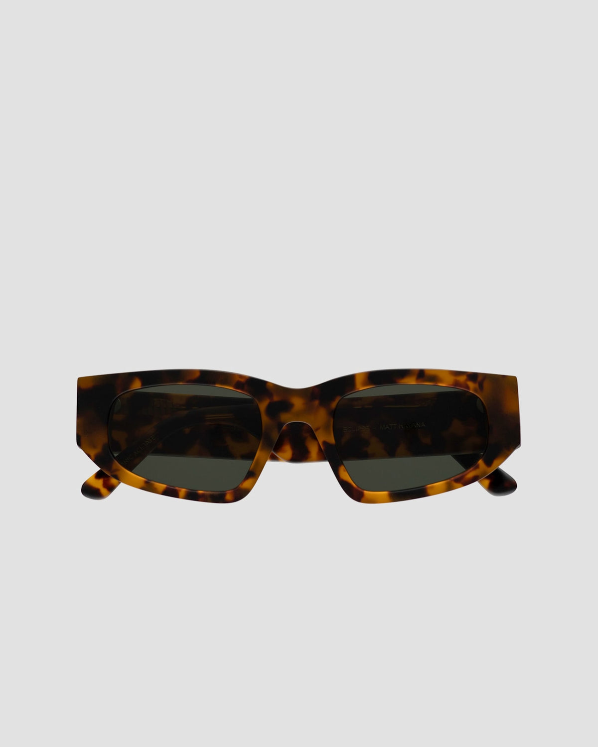Eclipse matt Havana - green solid lens