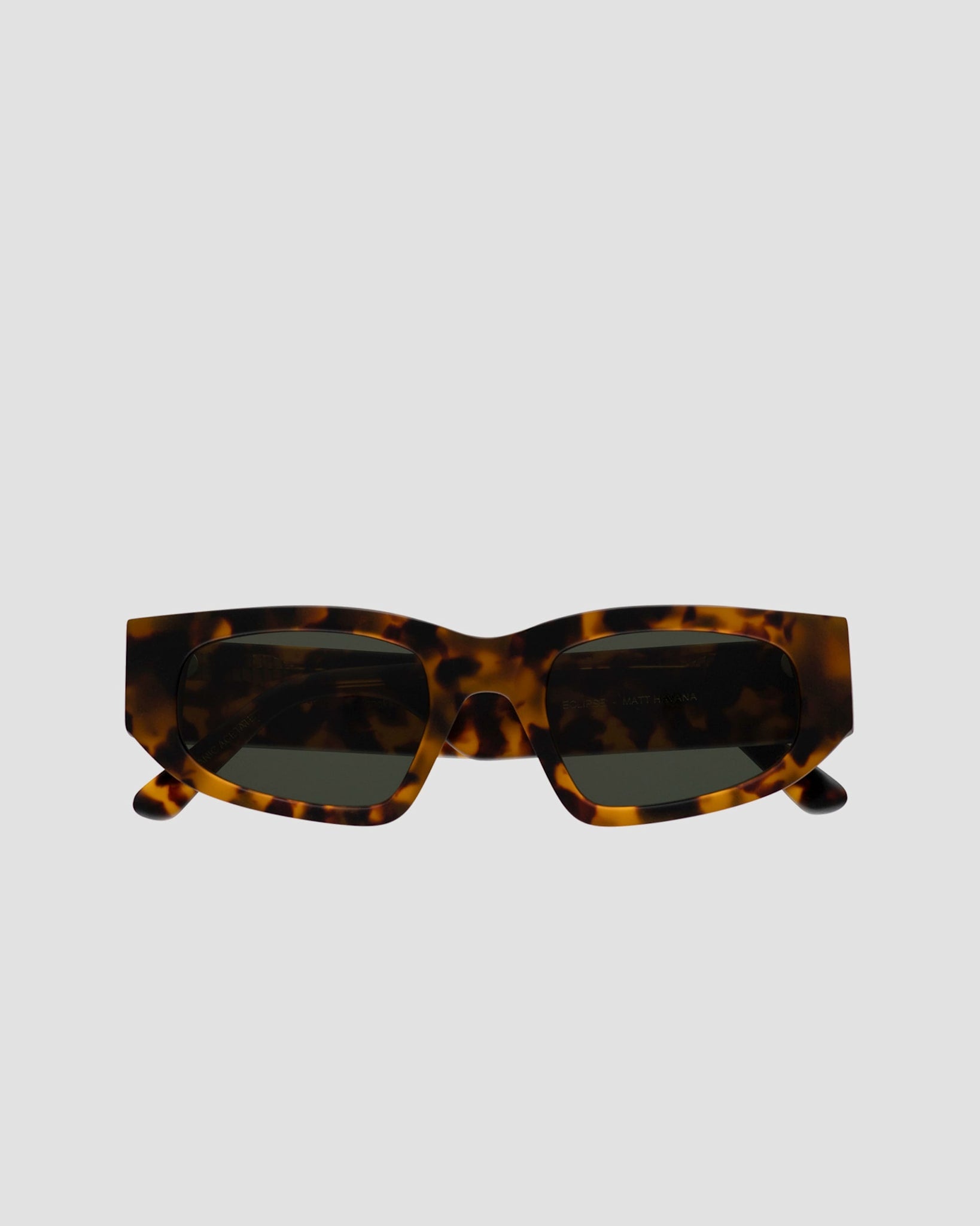 Eclipse matt Havana - green solid lens