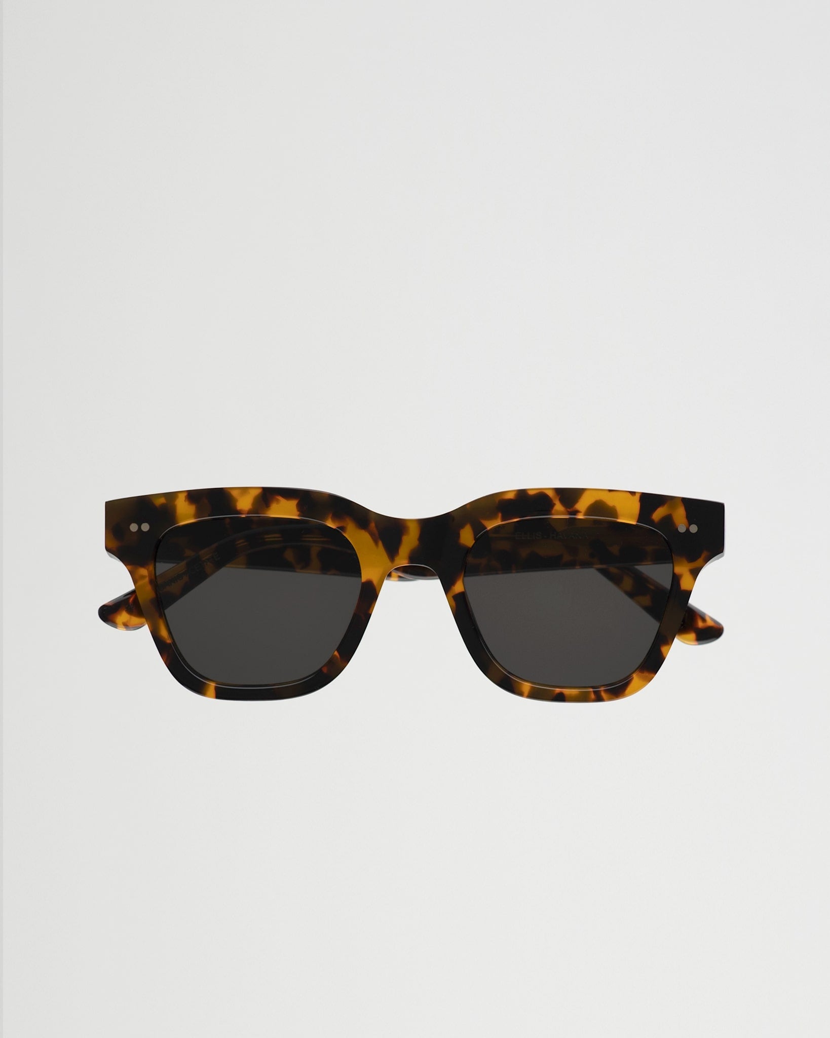 Ellis Havana - grey solid lens – Monokel Eyewear