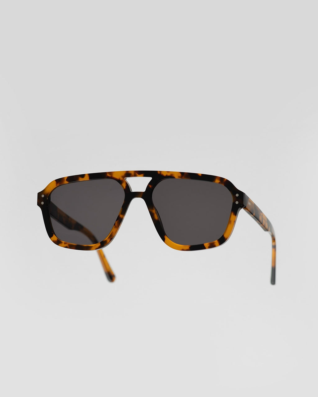 Jet Havana - grey solid lens