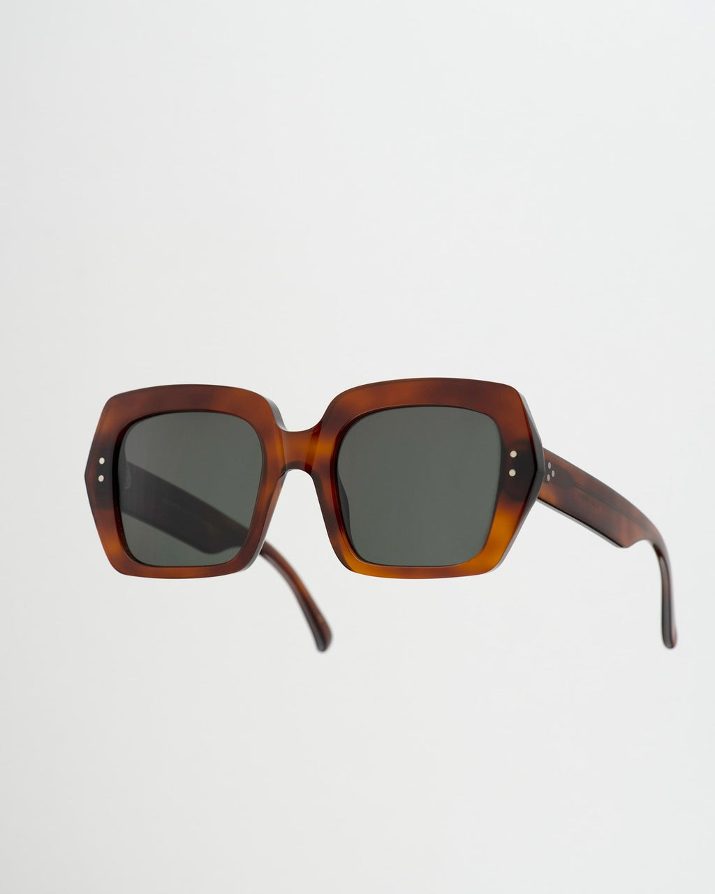 Kaia Amber - green solid lens