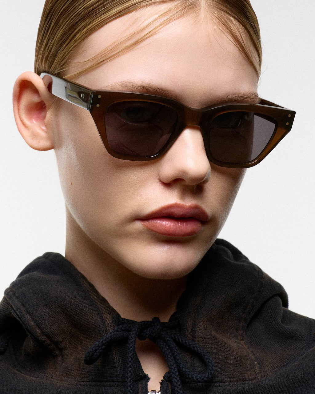 Memphis Chocolate - grey solid lens
