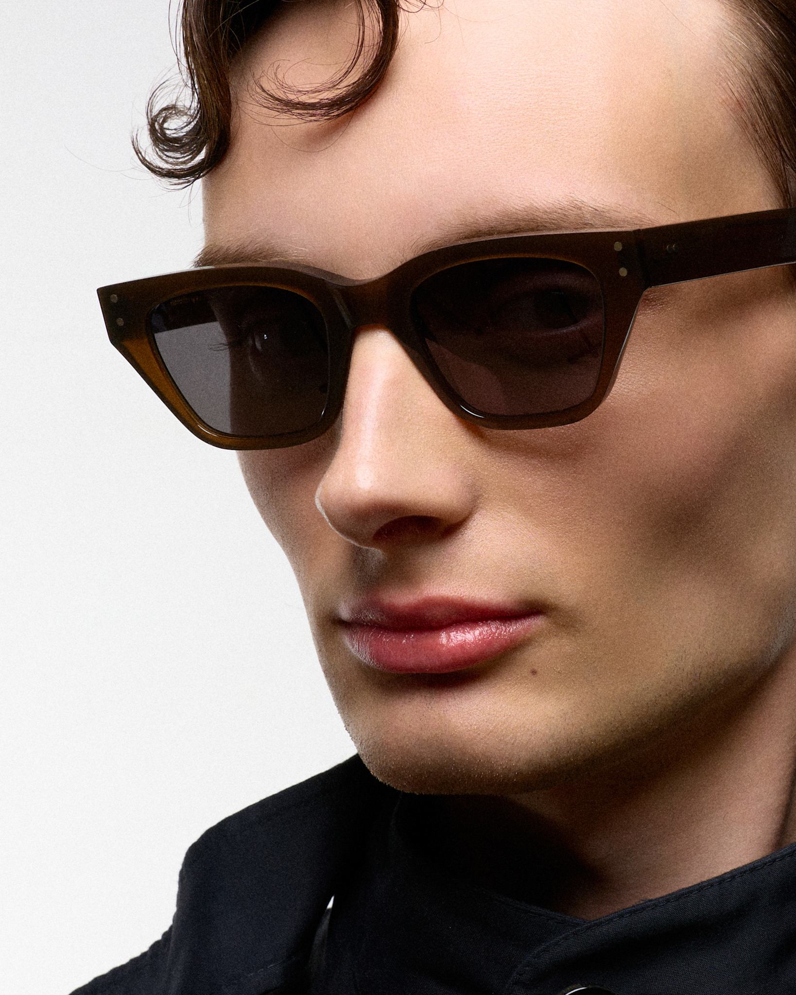 Memphis Chocolate - grey solid lens