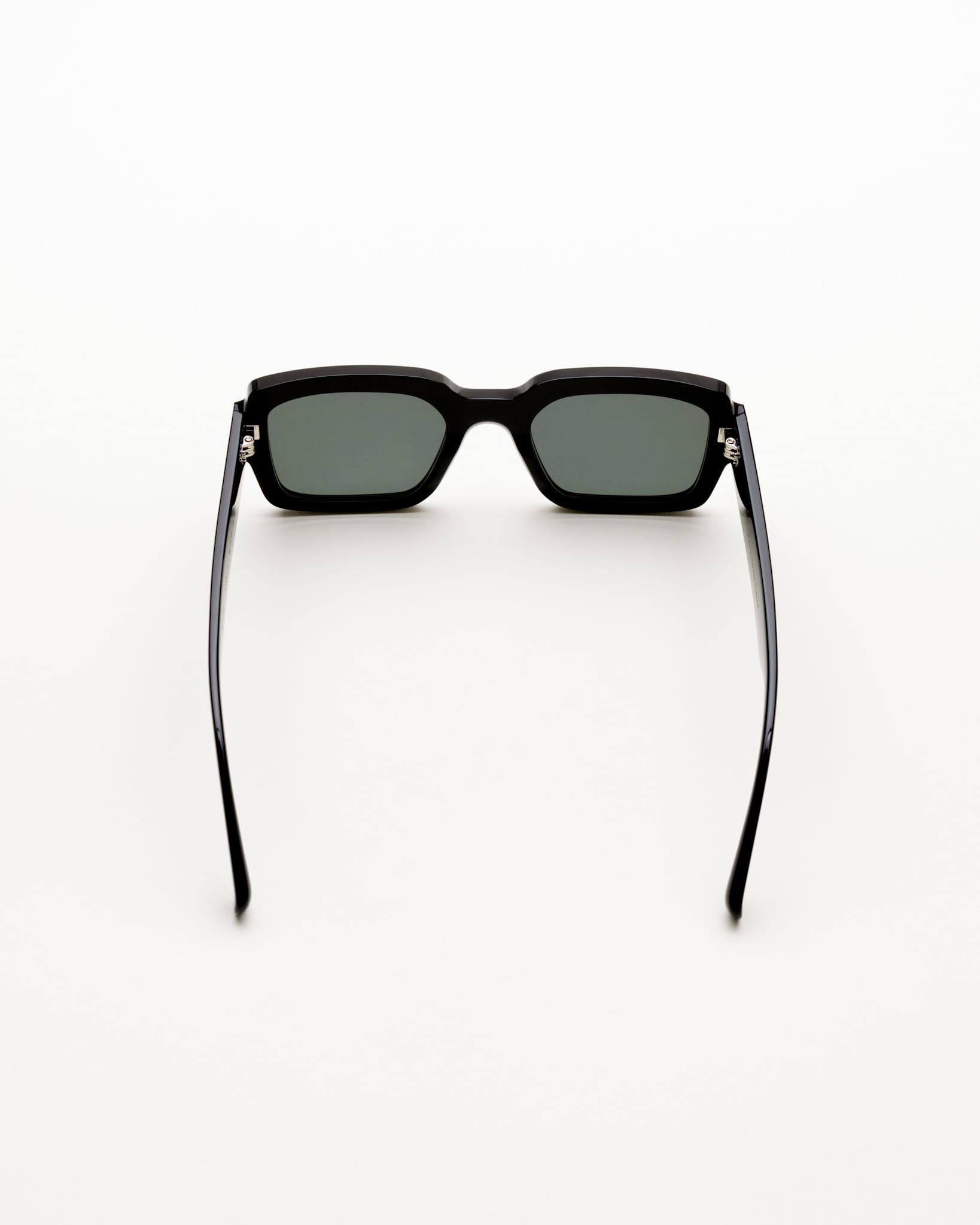 Apollo Black - green solid lens – Monokel Eyewear