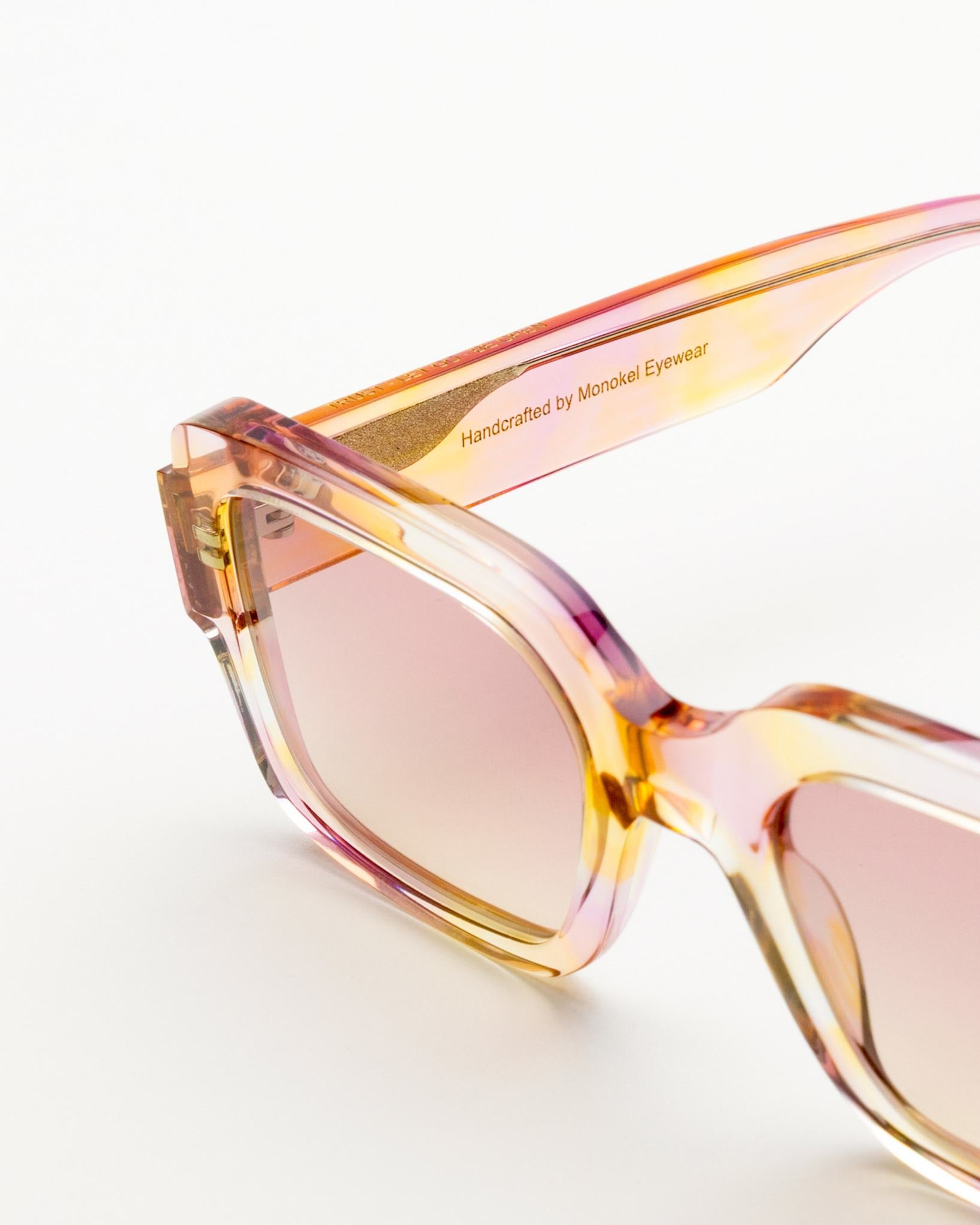 Apollo Laguna Beach Yellow - rose gradient lens – Monokel Eyewear