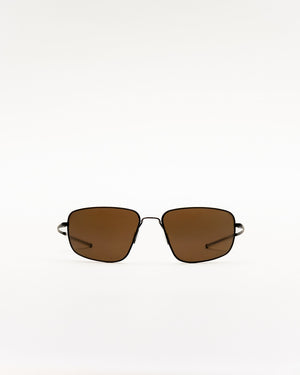 Marathon matt Black - brown solid polarized lens