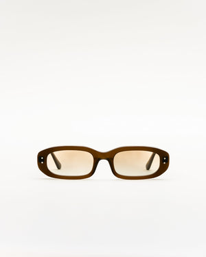 April Chocolate - brown gradient lens