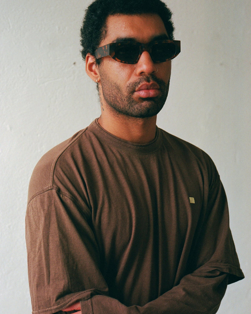 Eclipse matt Havana - green solid lens