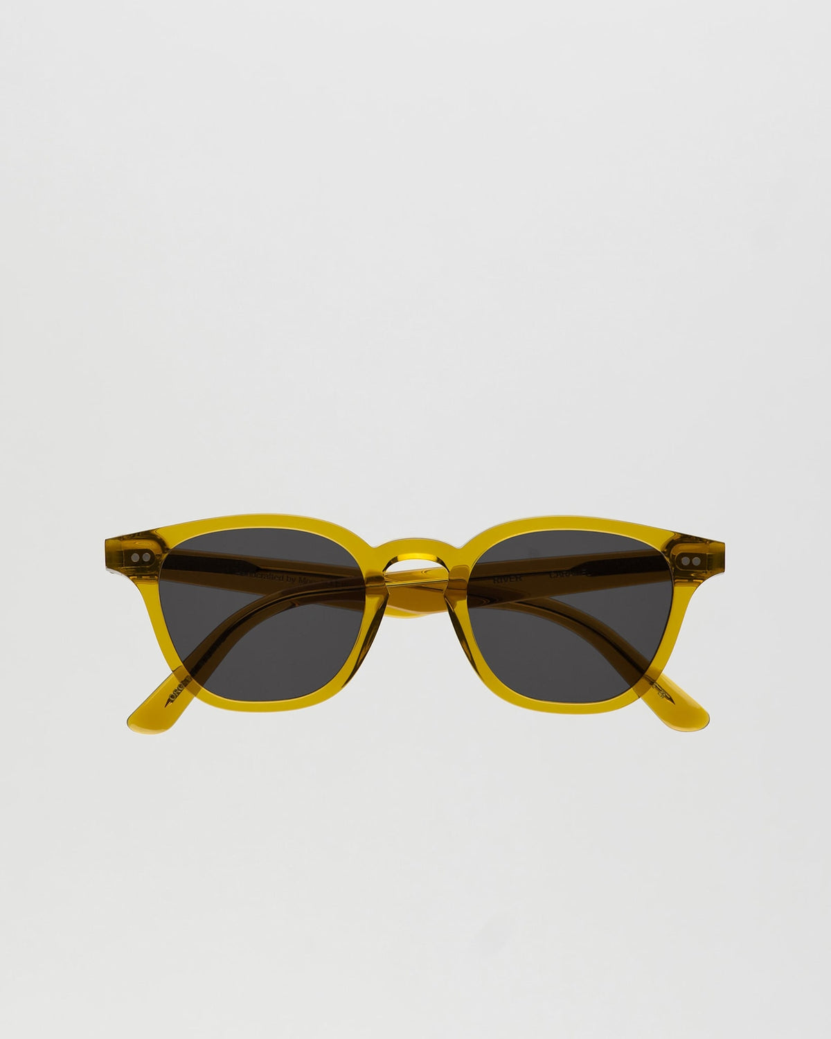 River Caramel - grey solid lens