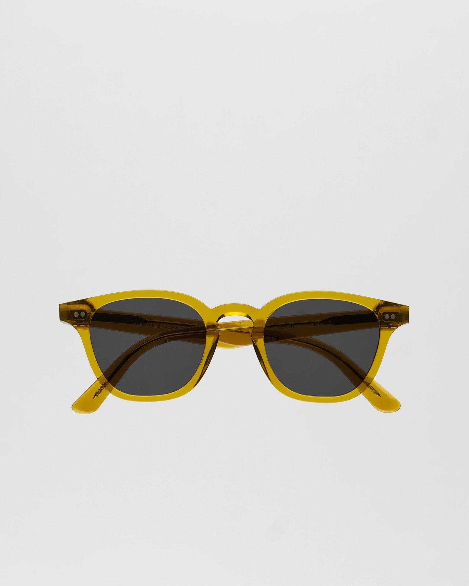 River Caramel - grey solid lens