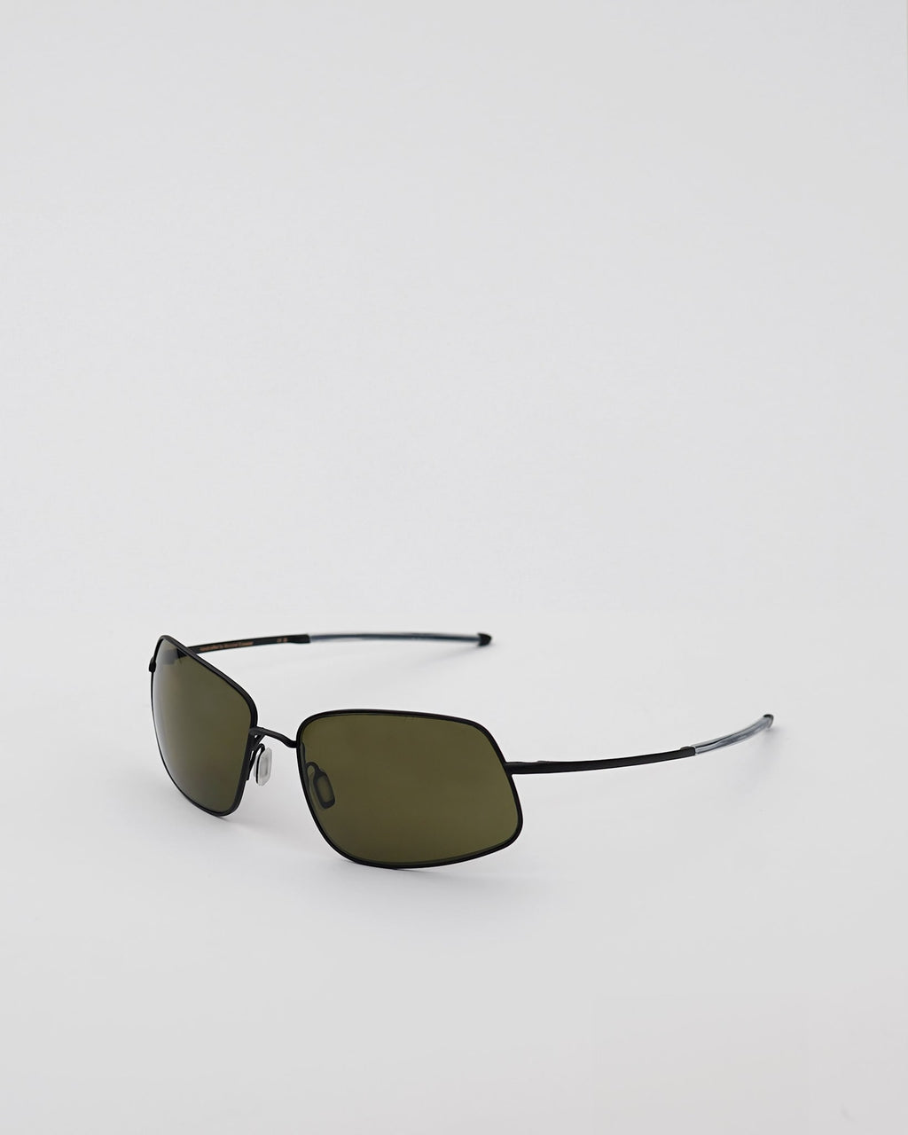 Wave matt Black - green solid polarized lens