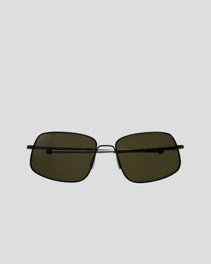 Wave matt Black - green solid polarized lens