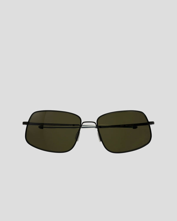 Wave matt Black - green solid polarized lens